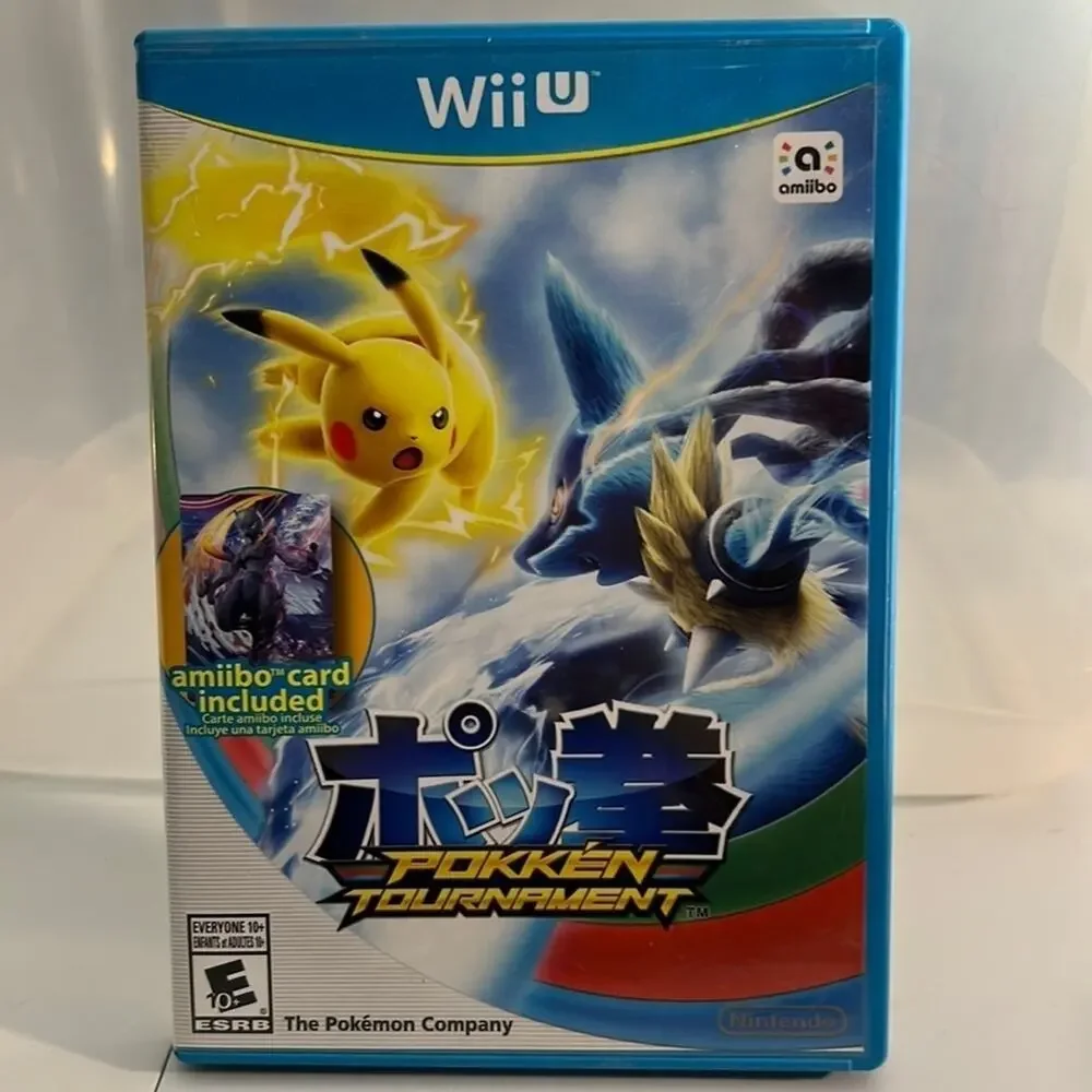 wii U Pokken Tournament for Nintendo Wii U No shadow Mewtwo Amiibo Card